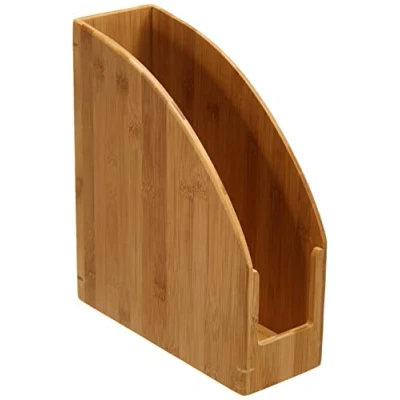 Obrázek WEDO 611307 stojací pořadač A4, šetrný k životnímu prostředí (bambus), 26,5 x 10,0 30,0 cm, dodávka v atraktivní dárkové krabici, hnědá