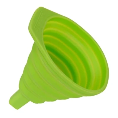 Obrázek Fackelmann Food&amp;More Trichter, faltbar, Silikon, Grün, Ø8,5x3,5 10cm