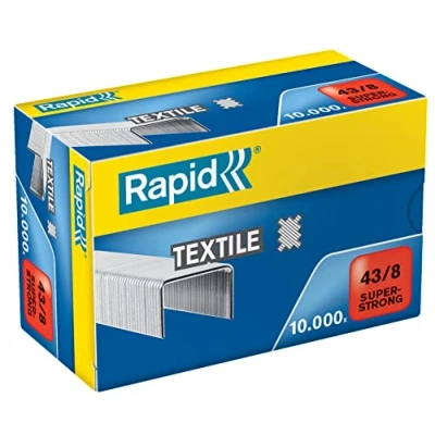Obrázek Rapid 24872300 sponky 43/8 mm Super Strong, pozinkovaný, 10000 kusů