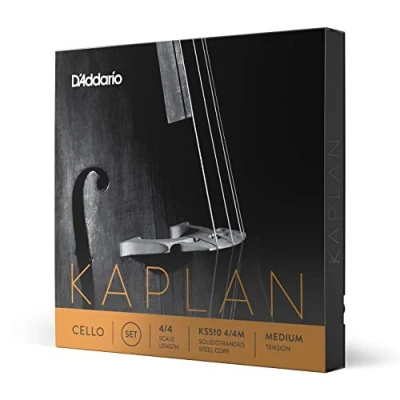 Obrázek D&#039;Addario Cello struny Kaplan kompletní sada KS510 4/4M celostruny stupnice 4/4, střední napětí