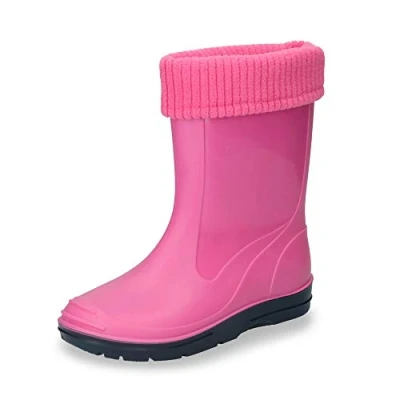 Obrázek Beck Unisex Dětské Basic 860 gumové holínky, Tmavorůžová