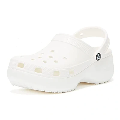 Obrázek Crocs womens Classic Platform Clog Clog, White, 38/39 EU