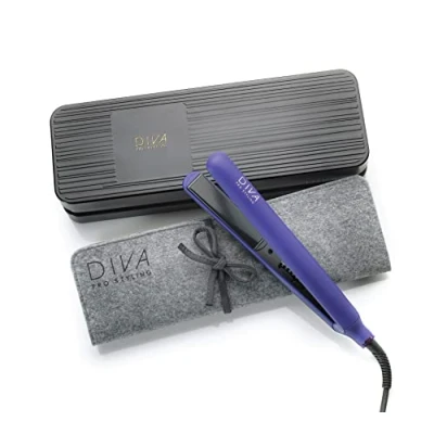 Obrázek Diva Pro Styling Digital Styler žehlička na vlasy/žehlička funkce automatického vypnutí, fialová