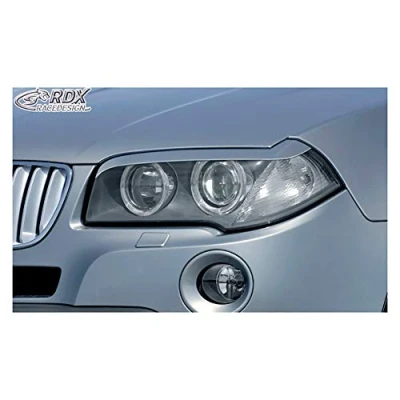 Obrázek RDX Racedesign spoiler světlometů kompatibilní s BMW X3 E83 2004 2010 (ABS), nelakovaný