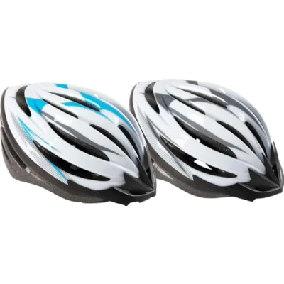 Obrázek ONBIKE Verstellbarer Fahrradhelm für Erwachsene Aerodynamisch, 24 Belüftungslöcher Waschbare Polsterung Clipverschluss, Grau Blau, Größe L (58 61 cm)