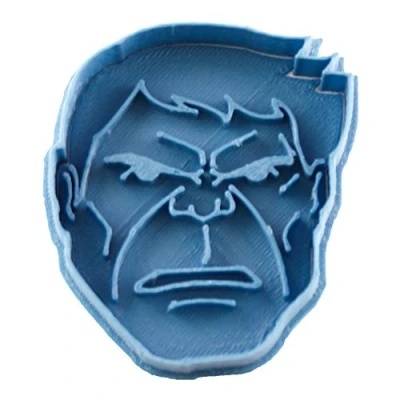 Obrázek Cuticuter Superheroes Hulk Keksausstecher, Blau, 8 x 7 1,5 cm