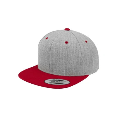Obrázek Flexfit Classic Snapback 2TONE Kšiltovka, Velikost: One Size, Light grey/red