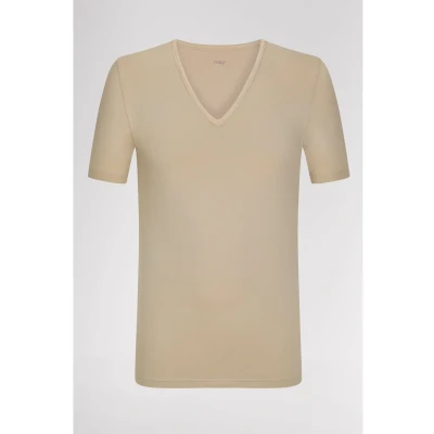 Obrázek Mey Pánský nátělník spodní košilka výstřih do V tričko krátký rukáv série Dry Cotton Functional 46038, Light Skin