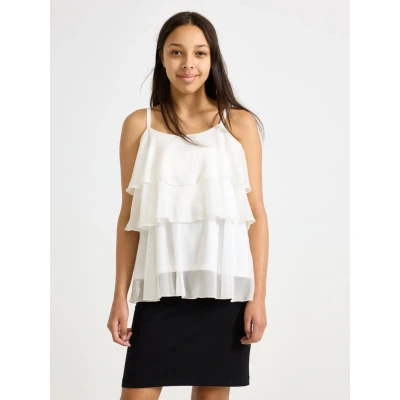 Obrázek Lindex Top pro děti, Velikost: 134/140, Off white