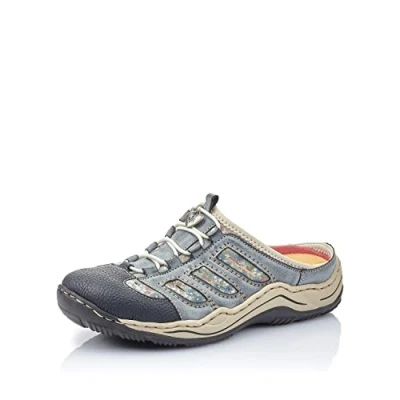 Obrázek Rieker dámské Slipper L0555, slipy, volná vložka, modrá 16.