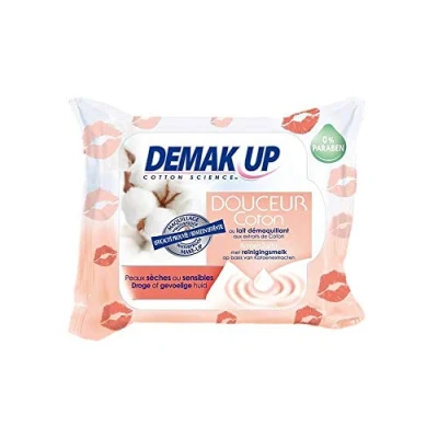 Obrázek DEMAK UP Lingettes Démaquillantes Peaux Seches x25