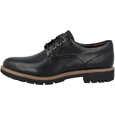 Obrázek Clarks Pánské Batcombe Hall Derbys, Černá kůže