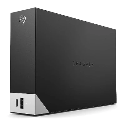Obrázek Seagate Externí pevný disk One Touch HUB 6TB, 2násobný USB Hu, 3,5 palce, 3.0, PC, notebook a Mac, vč. 2 let služeb Rescue Service, číslo modelu: STLC6000400