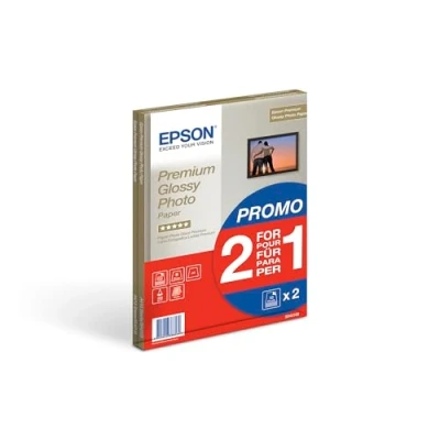 Obrázek Epson Premium glossy photo paper inkjet 255 g/m2 A4 2 x 15 listů Pack