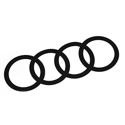 Obrázek Audi Originální Q2 C Blade dekorační fólie sada prstenů vnější prsteny brilantní černá 81B064317 Y9B