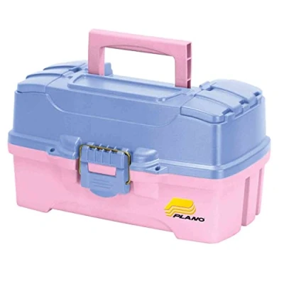 Obrázek Plano 28 Tackle Box mit Dual Top Zugang, Unisex Erwachsene, 2 Tray W/Dual Access, Periwinkle/Pink, 14 1/4&quot; x 8 1/2&quot; 7 3/4&quot;