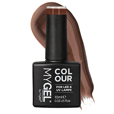 Obrázek MyGel by MYLEE Never Fully Dressed gelový lak na nehty 10 ml UV/LED, manikúra, pedikúra, pro profesionální použití v salonu i doma [Bare Elements Range] dlouhotrvající a snadné nanášení