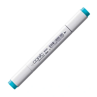 Obrázek COPIC Classic Marker Typ BG 05, Holiday Blue, profesionální popisovač layoutu, se širokou a jemnou špičkou