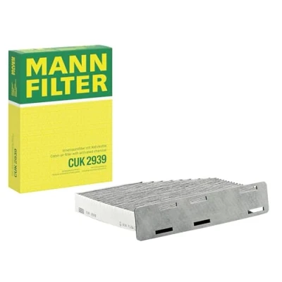 Obrázek MANN FILTER Interiérový filtr CUK 2939 pylový s aktivním uhlím pro osobní automobily