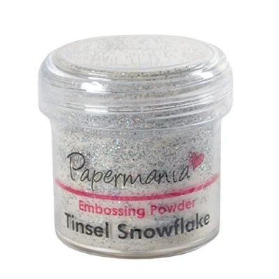 Obrázek Docrafts 1 oz Embossing Puder, Schneeflocke, Lametta