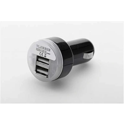 Obrázek SW MOTECH Dvojitá USB nabíjecí zdířka pro zapalovač cigaret 2 000 mA. 12 V
