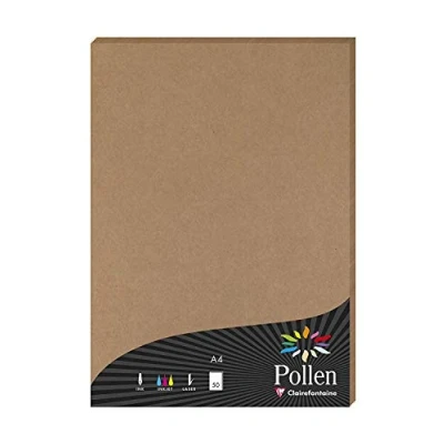 Obrázek Clairefontaine 29135C balení s 50 listy pylu, DIN A4, 210 x 297 mm, 120 g, síla přírodní