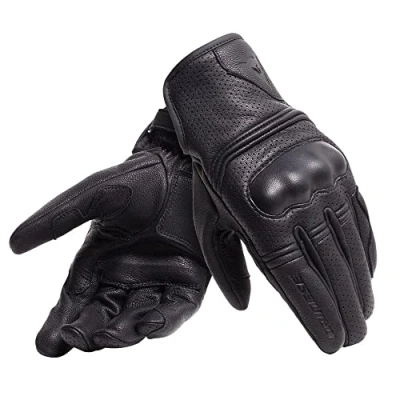 Obrázek Dainese Corbin Air Unisex Gloves, motocyklové rukavice pánské a dámské, Moto ze 100% ovčí kůže, měkké, odolné s ochranou kotníku zesílenou dlaní, černé