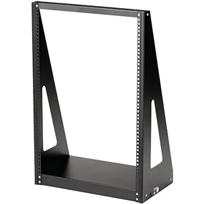 Obrázek StarTech.com 2 Post Server rack Open Audio Video laboratorní konstrukce otevřená serverová skříň počítačový volně stojící rozvaděč (2POSTRACK16)