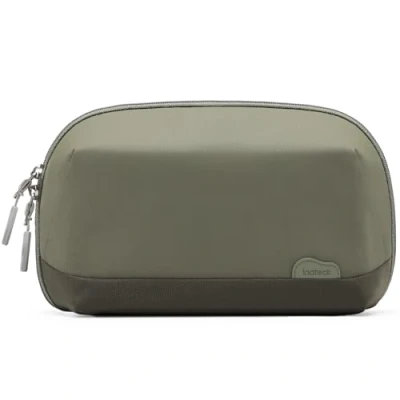 Obrázek Inateck Pouzdro na příslušenství, chráněná proti stříkající vodě, gadget organizér taška, USB kabel organizér, vhodný cesty, AB03007 olivově zelená
