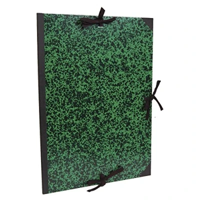 Obrázek Clairefontaine 33400C Annonay Zeichenmappe (mit Bändern, ohne Klappen, Rücken 30 mm, innen: 73 x 103 cm, außen: 75 105 ideal zur Aufbewahrung Ihrer Werke) grün