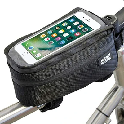 Obrázek NC 17 Univerzální Taška na horní trubku Jízdní kolo E Bike rámová XL smartphone s úložným prostorem, průchodem pro kabel, dotyková obrazovka smartphony všech běžných velikostí