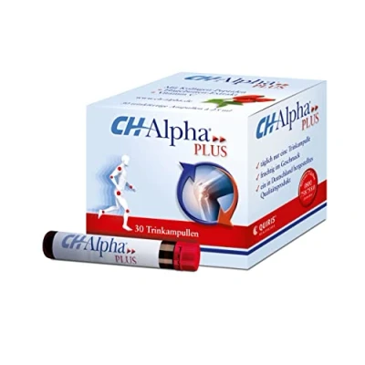 Obrázek kloubní kolagen CH Alpha PLUS na podporu regenerace chrupavky zmírnění bolesti kloubů 30 ampulí pití