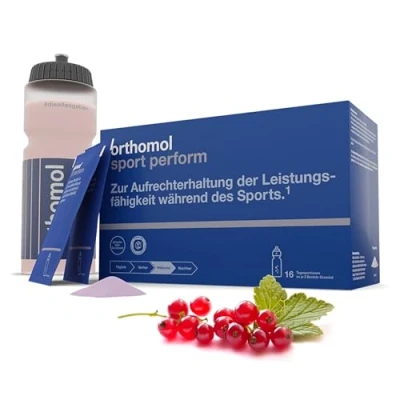 Obrázek Orthomol Sport perform elektrolyty pro výkon během sportu s vitamínem B12, hořčíkem a vápníkem, 16 hod. Denní porce
