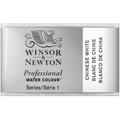 Obrázek Winsor &amp; Newton 0100150 Profesionální akvarelová barva, živé vodní barvy v umělecké kvalitě, vysoká zářivost barev a svítivost, stálá na světle, archivní kvalita, celá miska čínská bílá
