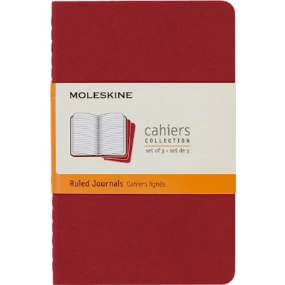 Obrázek Zápisníky Cahier od Moleskine (lepenková vazba), sada 3 kusů