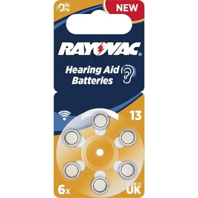 Obrázek Energizer 4606 Rayovac Acoustic Special Knopfzelle für Hörgeräte, 6er Blister
