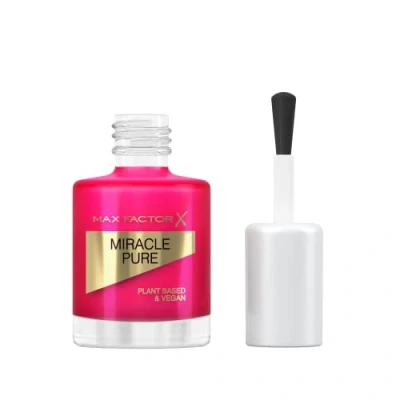 Obrázek Max Factor Miracle Pure Nail Colour, barva 265 Fiery Fuschia, veganský lak na nehty, dlouhotrvající, rychleschnoucí, 12 ml