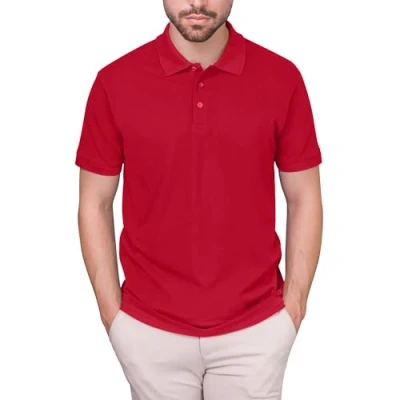 Obrázek HRM Pánské luxusní M polokošile, Červená (Red 03 red)