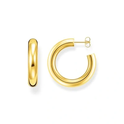Obrázek Thomas Sabo Dámské kreolky 925_Sterling_stříbro CR636 413 39, Mincovní stříbro, Bez drahokamu