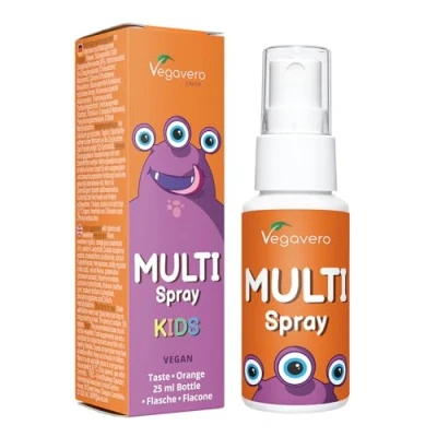 Obrázek Multivitamínový sprej pro děti Vegavero® bez cukru a umělých přísad od 1 do 13 let s 11 vitamíny posiluje imunitní systém dětí *