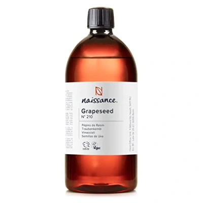 Obrázek Naissance Olej z hroznových jader (č. 210) 900 ml přírodní hydratační péče a kondicionér na vlasy, pokožku, masáž, obličej, vousy aromaterapii