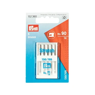 Obrázek Prym 152360 jehly na šicím stroji 130/705 Stretch, 90, kov, stříbrné, No