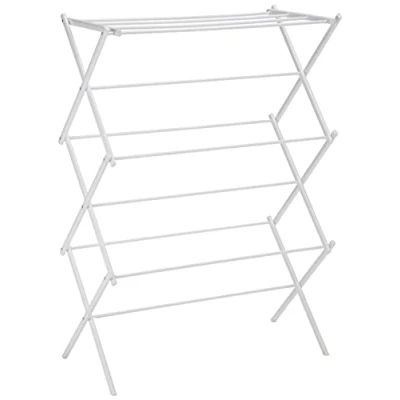 Obrázek Amazon Basics Skládací stojan na prádlo, bílý