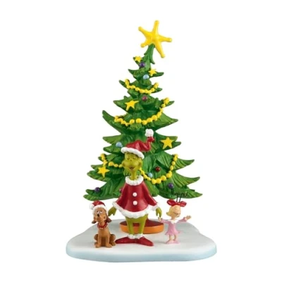 Obrázek Department 56 Grinch Villages Welcome Christmas Day Accessory Figur, 14,3 cm (4024836), Grün