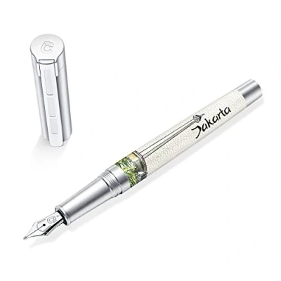 Obrázek STAEDTLER Initium Corium Plnicí pero Urbes Jakarta B, Made in Germany, s ušlechtilým dárkovým obalem, 9PU160B