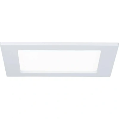 Obrázek Paulmann 92065 LED vestavný panel hranaté stropní svítidlo 12 W světlo 4000 K neutrální bílý IP44 s ochranou proti stříkající vodě včetně světelného zdroje