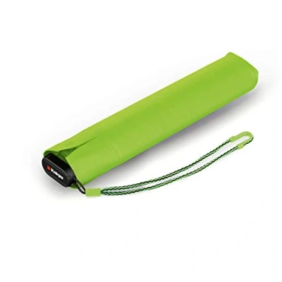 Obrázek Knirps Kapesní deštník Ultra US. 050 Slim Manual lehký a plochý odolný proti bouřce větru 21 cm, neonově zelená, Moderní, elegantní, živý, mladý