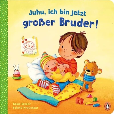 Obrázek Juhu, ich bin jetzt großer Bruder!: Pappbilderbuch für Kinder ab 2 Jahren