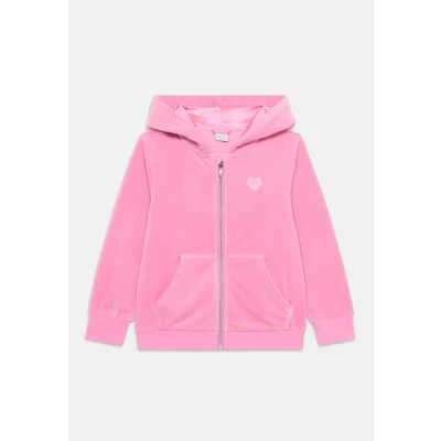 Obrázek Lindex HOOD Jacket Solid Mikina na zip pro děti, Velikost: 110/116, Pink