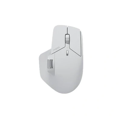 Obrázek Rapoo Bezdrátová myš MT760M 4000 DPI senzor ekologická dobíjecí baterie ergonomická PC a Mac šedobílá